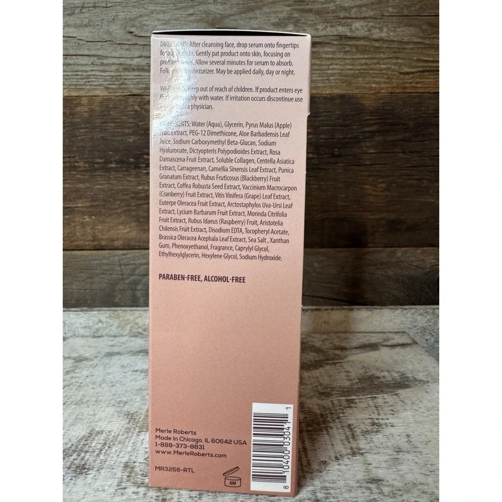 Merle Roberts Collagen Dark Spot Face Serum 1 fl oz | MSRP‎ = $35